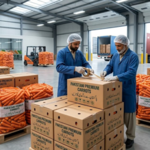 Carrot Export Packaging